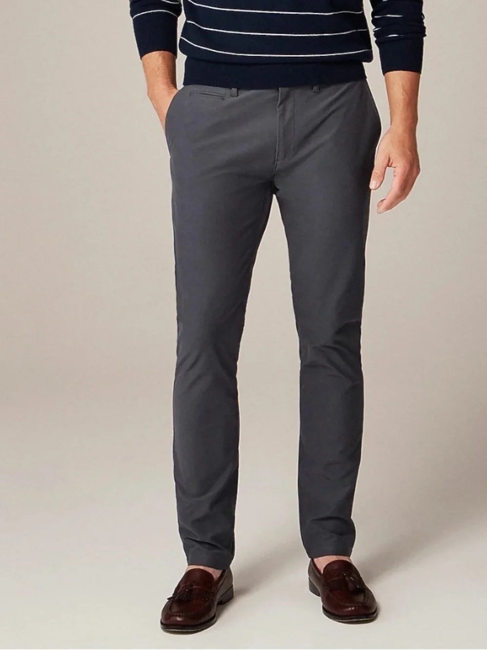 J crew Atlantic slate 484 Slim-fit tech pant